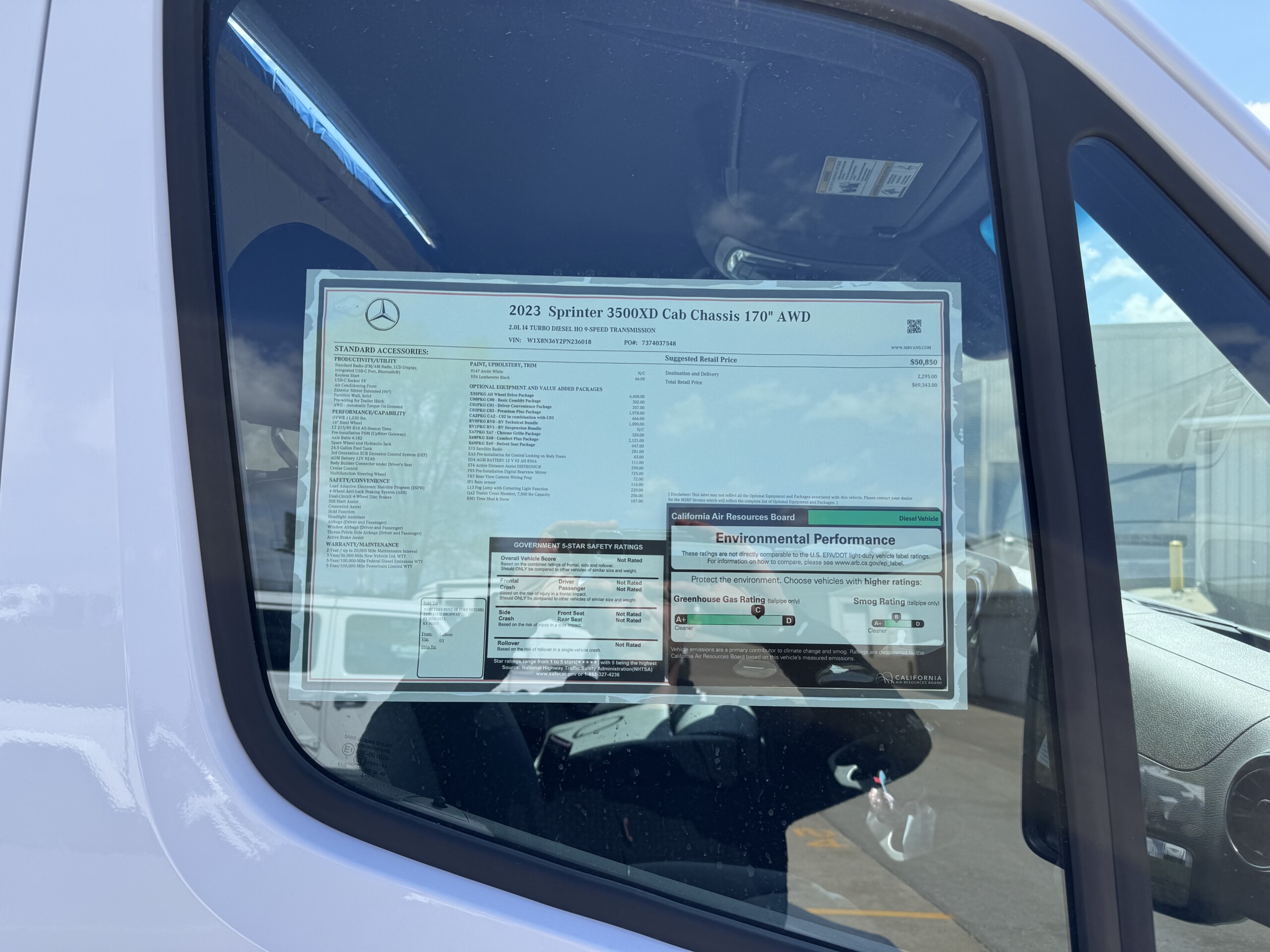 Cab Chassis – various model years <1,000 miles