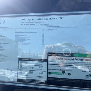 Cab Chassis – various model years <1,000 miles