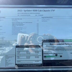 Cab Chassis – various model years <1,000 miles