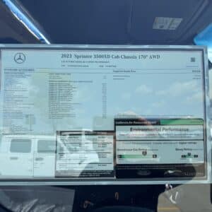 Cab Chassis – various model years <1,000 miles