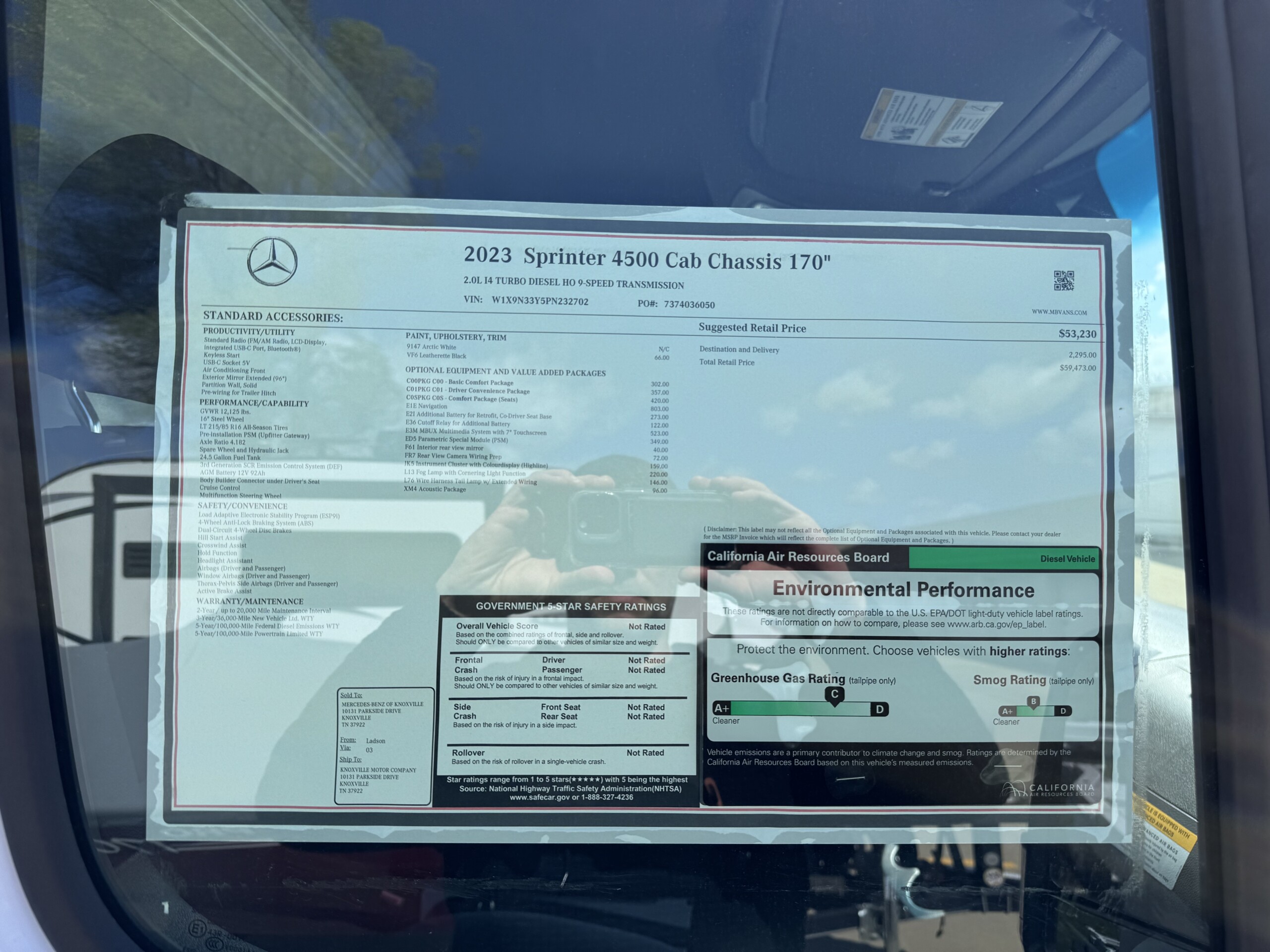 Cab Chassis – various model years <1,000 miles